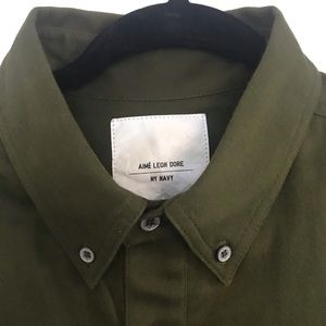 Aime Leon Dore pop over shirt.